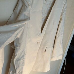 Jigsaw Blazer White Size UK16/US12/EU44 Tailored